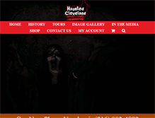 Tablet Screenshot of hauntedcleveland.net